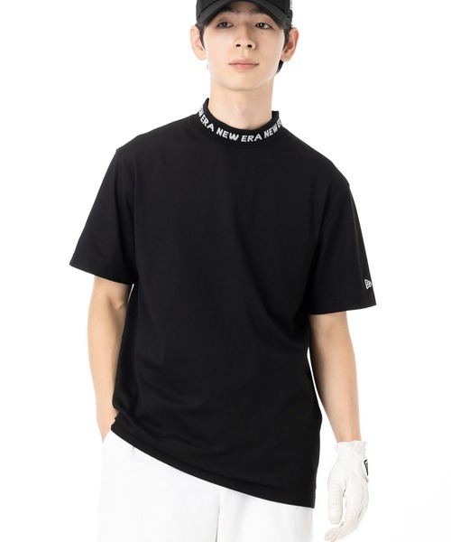 NEW ERA（ニューエラ）の「ニューエラゴルフ ミッドネック半袖Tシャツ（ポロシャツ・メンズ・ホワイト/グレー/ブラック・S/XXL/XL/L/M）」の2枚目の写真