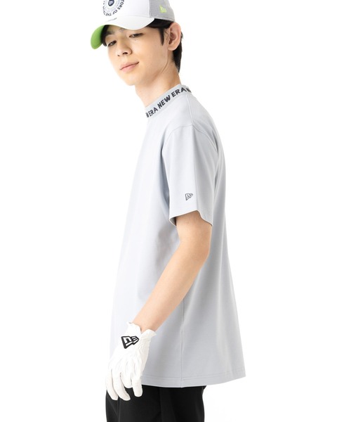 NEW ERA（ニューエラ）の「ニューエラゴルフ ミッドネック半袖Tシャツ（ポロシャツ・メンズ・ホワイト/グレー/ブラック・S/XXL/XL/L/M）」の15枚目の写真