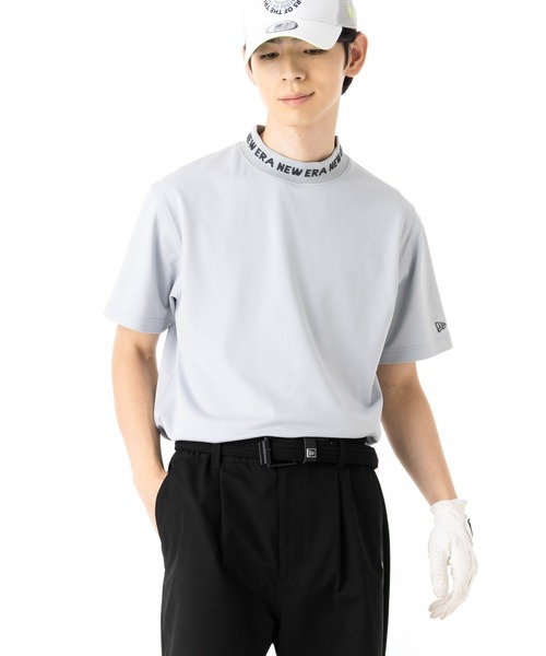 NEW ERA（ニューエラ）の「ニューエラゴルフ ミッドネック半袖Tシャツ（ポロシャツ・メンズ・ホワイト/グレー/ブラック・S/XXL/XL/L/M）」の20枚目の写真