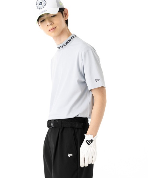 NEW ERA（ニューエラ）の「ニューエラゴルフ ミッドネック半袖Tシャツ（ポロシャツ・メンズ・ホワイト/グレー/ブラック・S/XXL/XL/L/M）」の21枚目の写真