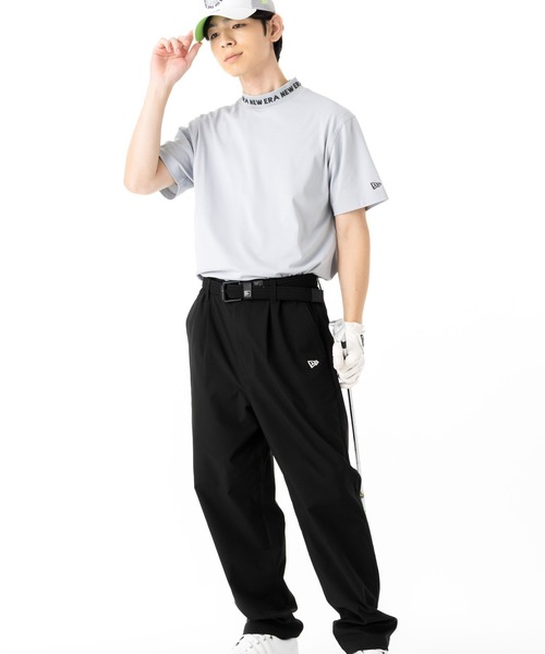 NEW ERA（ニューエラ）の「ニューエラゴルフ ミッドネック半袖Tシャツ（ポロシャツ・メンズ・ホワイト/グレー/ブラック・S/XXL/XL/L/M）」の11枚目の写真
