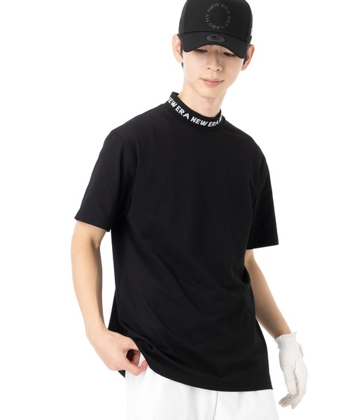 NEW ERA（ニューエラ）の「ニューエラゴルフ ミッドネック半袖Tシャツ（ポロシャツ・メンズ・ホワイト/グレー/ブラック・S/XXL/XL/L/M）」の22枚目の写真