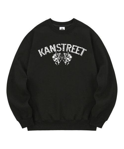 KAN6312(カン6312)の「KMB0172 レタリングタイガー 裏起毛 スウェット ブラック(スウェット・メンズ・その他・LARGE/MEDIUM/X-LARGE)」の1枚目の写真