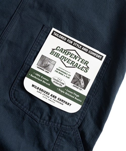 WILD BRICKS(ワイルドブリックス)の「LW CARPENTER OVERALLS (navy)(サロペット/オーバーオール・メンズ・その他・LARGE/MEDIUM)」の9枚目の写真