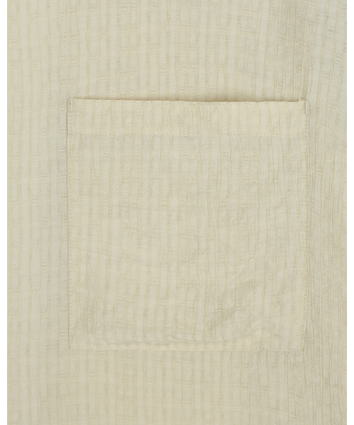 BESLOW(ビースロー)の「シワ加工ハーフシャツ ライトベージュ(シャツ/ブラウス・レディース・その他・SMALL/MEDIUM/LARGE/X-LARGE)」の5枚目の写真