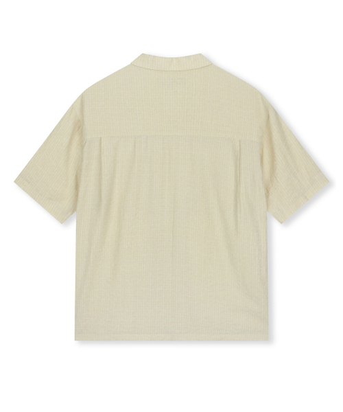 BESLOW(ビースロー)の「シワ加工ハーフシャツ ライトベージュ(シャツ/ブラウス・レディース・その他・SMALL/MEDIUM/LARGE/X-LARGE)」の7枚目の写真