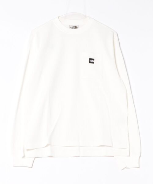 THE NORTH FACE（ザノースフェイス）の「【THE NORTH FACE】WAFFLE L/S R/TEE（Tシャツ/カットソー・メンズ・グレー/ブラック/ホワイト・S/M/L）」の2枚目の写真