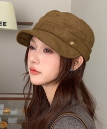 Miniministore（ミニミニストア）の「ワンポイントキャスケット スエード調帽子（キャスケット）」