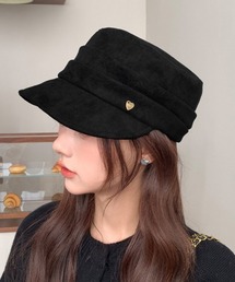 Miniministore | ワンポイントキャスケット スエード調帽子(キャスケット)