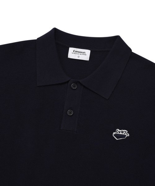 COVERNAT（カバーナット）の「ウェイルロゴカラー ハーフニット ネイビー（ニット/セーター・レディース・その他・X-LARGE/LARGE/MEDIUM/SMALL/XX-LARGE）」の3枚目の写真