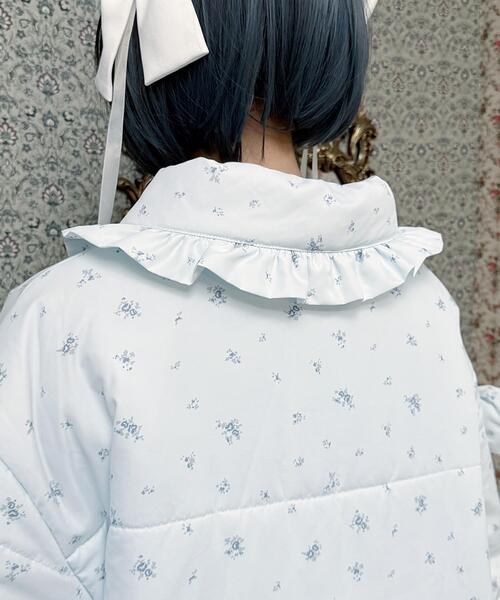 Whinny（ホワイニー）の「Whinny/リボンに包まれしぽゎりんアウター（ダウンジャケット/コート・レディース・ホワイト/サックスブルー/ブラック・FREE）」の19枚目の写真