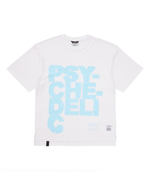 Psychedelic Oversized Short Sleeves T-Shirts White