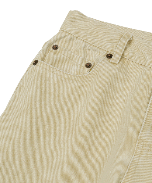 SUNDAY FRUIT MARKET（サンデーフルーツマーケット）の「W) BASIC FLARE PANT BEIGE（その他パンツ・レディース・その他・SMALL/MEDIUM/LARGE）」の5枚目の写真