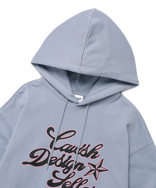 Cavish(カビシ)の「BASEBALL TEAM HOODIE BLUE(CV2EFUM405A)(パーカー・レディース・ブルー・SMALL/MEDIUM/LARGE)」の3枚目の写真