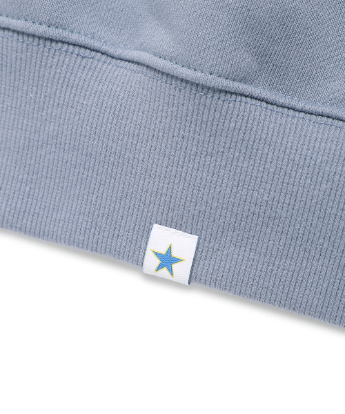 Cavish(カビシ)の「BASEBALL TEAM HOODIE BLUE(CV2EFUM405A)(パーカー・レディース・ブルー・SMALL/MEDIUM/LARGE)」の6枚目の写真