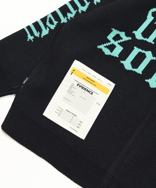 STIGMA（スティグマ）の「OLD LETTER OVERSIZED CARDIGAN BLACK（カーディガン/ボレロ・メンズ・その他・LARGE/MEDIUM）」の9枚目の写真