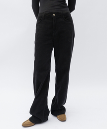 LEVAR（レバー）の「Relaxed Corduroy Pants - Noir Black（その他パンツ）」