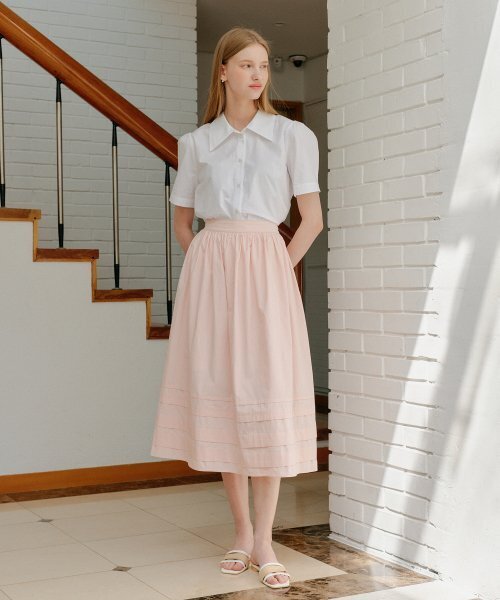 YUPPE（ヨッペ）の「POINT LAYERED SKIRT_PINK（スカート・レディース・その他・SMALL/MEDIUM）」の3枚目の写真