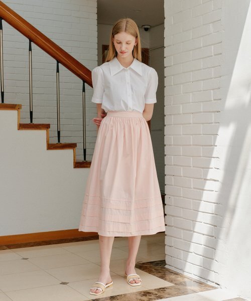 YUPPE（ヨッペ）の「POINT LAYERED SKIRT_PINK（スカート・レディース・その他・SMALL/MEDIUM）」の4枚目の写真