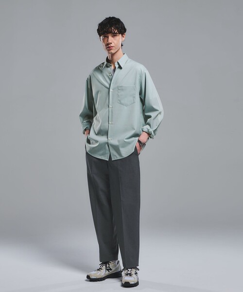 green label relaxing（グリーンレーベルリラクシング）の「FREELITCH ワイド ユーティリティ パンツ W2 -2WAYストレッチ・吸水速乾-（その他パンツ・メンズ・コバルトブルー/ダークブラウン/ブラック・M/S/XL/L）」の8枚目の写真