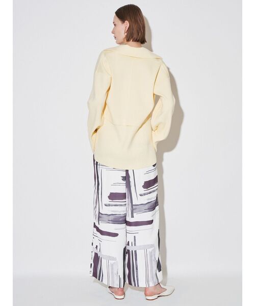 ELENDEEK(エレンディーク)の「フルイドラインパンツ(その他パンツ・レディース・オフホワイト/ネイビー・FREE)」の10枚目の写真