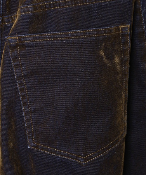 LEPSIM(レプシィム)の「フロッキーデニムパンツ 625432(デニムパンツ・レディース・チャコールグレー/ブラウン・FREE)」の21枚目の写真