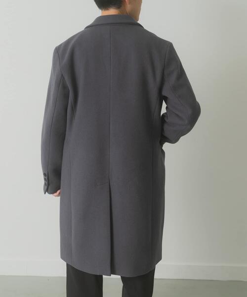 ITEMS URBANRESEARCH（アイテムズ アーバンリサーチ）の「ウールブレンドチェスターコート（チェスターコート・メンズ・グレー/ネイビー/ブラック・MEDIUM/LARGE）」の10枚目の写真