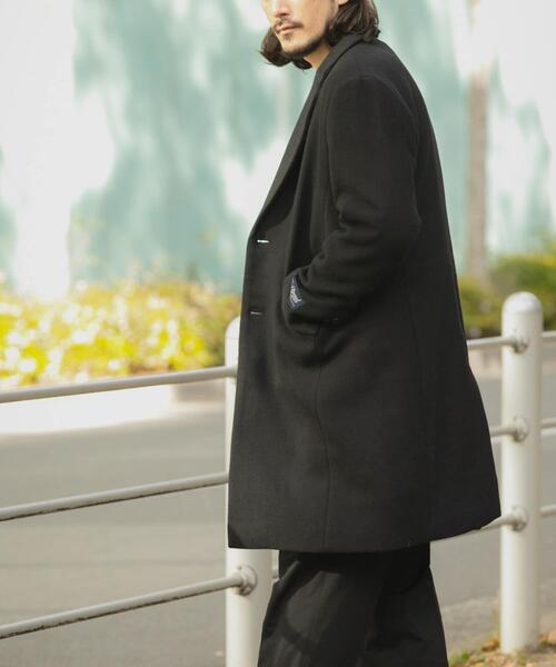 セール】ウールブレンドチェスターコート（チェスターコート）｜ITEMS