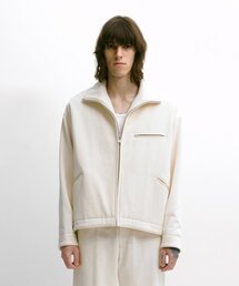 YOUNGOH（ヨンオ）の「パディッドジップアップツイルジャケット（その他アウター）」