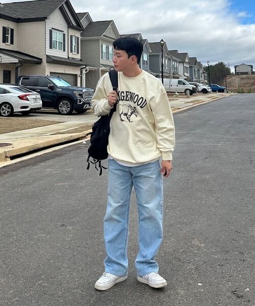 KANEITEI(カネイテイ)の「RIDGEWOOD CREWNECK (BLACK)(スウェット・レディース・ブラック・MEDIUM/LARGE/X-LARGE)」の9枚目の写真