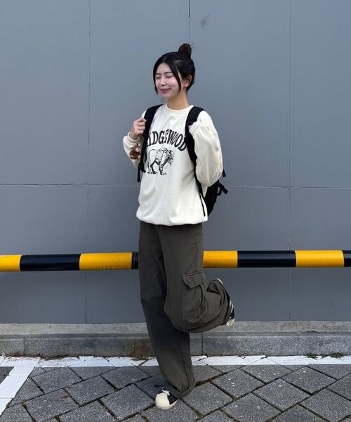 KANEITEI(カネイテイ)の「RIDGEWOOD CREWNECK (BLACK)(スウェット・レディース・ブラック・MEDIUM/LARGE/X-LARGE)」の17枚目の写真
