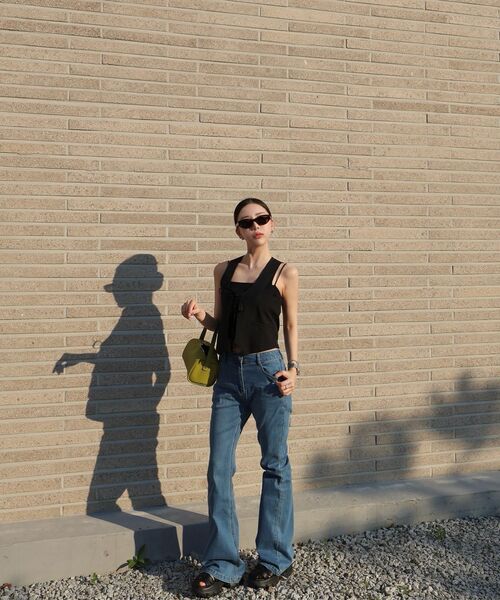Express Holiday（エクスプレスホリデー）の「テーラードタイベスト_ブラック（ベスト・レディース・その他・SMALL/MEDIUM）」の2枚目の写真