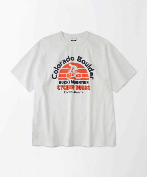 OUTSTANDING(アウトスタンディング)の「VSC TEE(コロラド ボルダー)_ホワイト(Tシャツ/カットソー・レディース・その他・SMALL/MEDIUM/LARGE)」の1枚目の写真