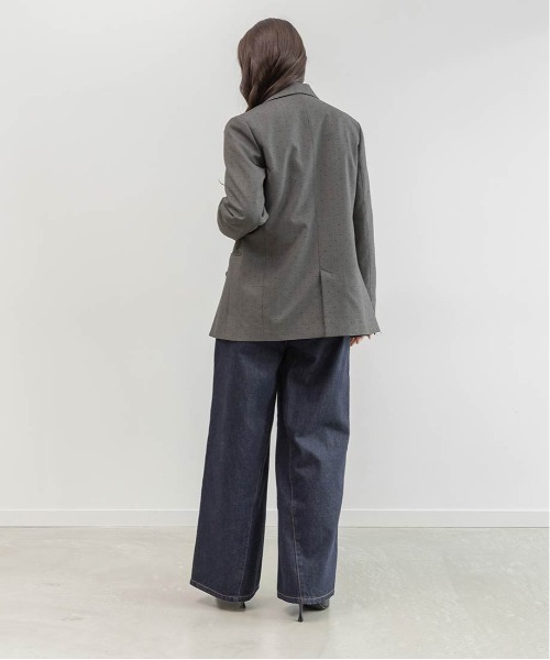 RANDA（ランダ）の「ダブルブレストテーラードジャケット（テーラードジャケット・レディース・グレー・0）」の16枚目の写真