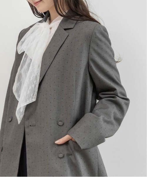 RANDA（ランダ）の「ダブルブレストテーラードジャケット（テーラードジャケット・レディース・グレー・0）」の17枚目の写真