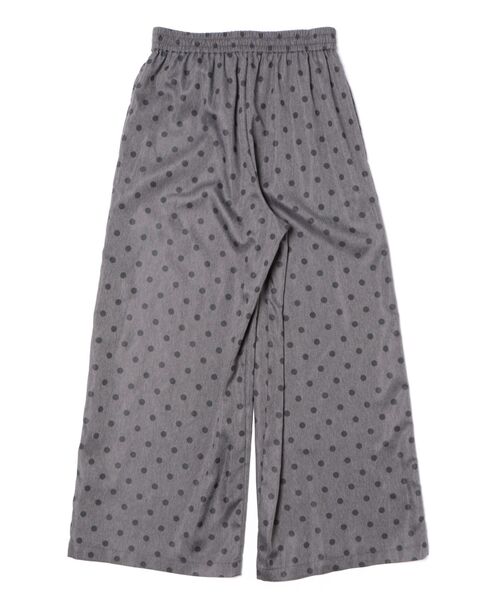 INTERPLANET（インタープラネット）の「デニムライクドットプリントパンツ（その他パンツ・レディース・ネイビー/ブラック・FREE）」の3枚目の写真