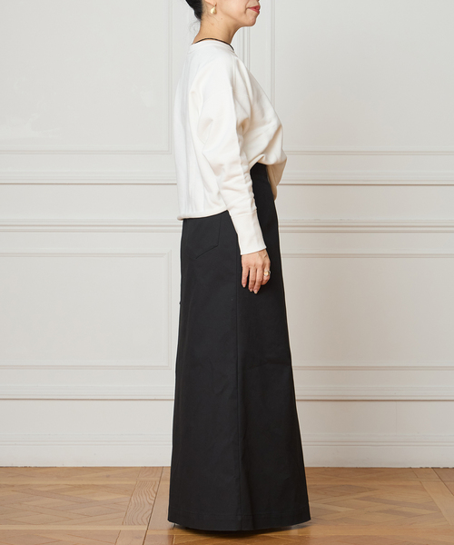 IENA LA BOUCLE（イエナラブークル）の「IENA LA BOUCLE ボンドスウェットプルオーバー（Tシャツ/カットソー・レディース・ホワイト/ブラック・FREE）」の9枚目の写真