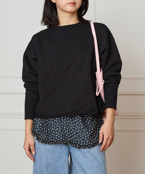 IENA LA BOUCLE（イエナラブークル）の「IENA LA BOUCLE ボンドスウェットプルオーバー（Tシャツ/カットソー・レディース・ホワイト/ブラック・FREE）」の10枚目の写真