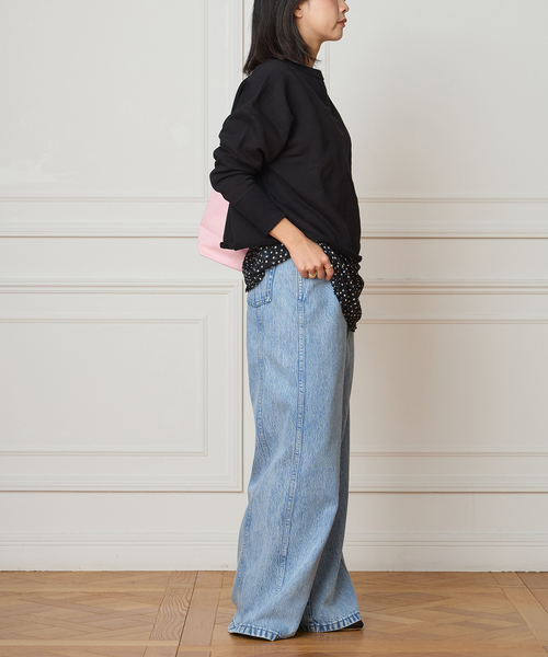 IENA LA BOUCLE（イエナラブークル）の「IENA LA BOUCLE ボンドスウェットプルオーバー（Tシャツ/カットソー・レディース・ホワイト/ブラック・FREE）」の17枚目の写真