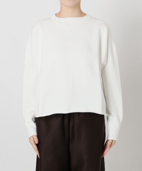 IENA LA BOUCLE（イエナラブークル）の「IENA LA BOUCLE ボンドスウェットプルオーバー（Tシャツ/カットソー・レディース・ホワイト/ブラック・FREE）」の18枚目の写真