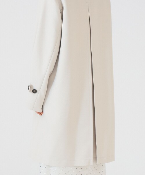 Ray BEAMS(レイビームス)の「ダブルクロス ステンカラー コート(ステンカラーコート・レディース・ホワイト系その他6/ベージュ・0/1)」の10枚目の写真