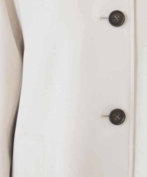 Ray BEAMS(レイビームス)の「ダブルクロス ステンカラー コート(ステンカラーコート・レディース・ホワイト系その他6/ベージュ・0/1)」の14枚目の写真