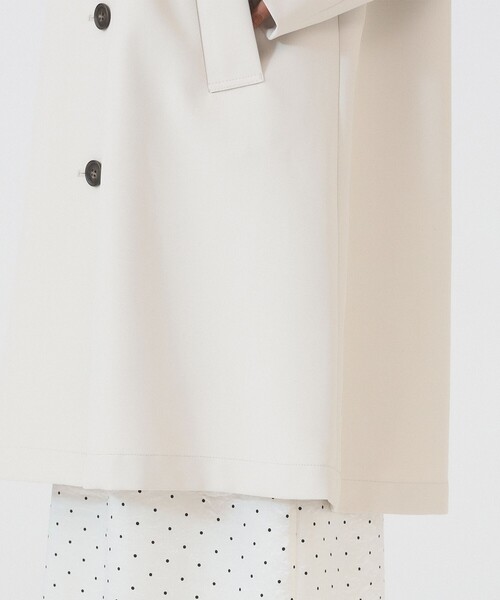 Ray BEAMS(レイビームス)の「ダブルクロス ステンカラー コート(ステンカラーコート・レディース・ホワイト系その他6/ベージュ・0/1)」の15枚目の写真