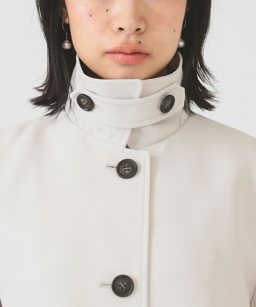 Ray BEAMS(レイビームス)の「ダブルクロス ステンカラー コート(ステンカラーコート・レディース・ホワイト系その他6/ベージュ・0/1)」の16枚目の写真