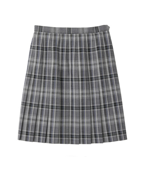 EASTBOY（イーストボーイ）の「スカート チェック 48cm丈 女子 制服 学生服 中学生 高校生 スクール  （スカート・キッズ・ネイビー系/チャコール/イエロー系・7号/13号/11号/9号）」の4枚目の写真