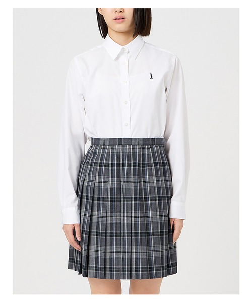 EASTBOY（イーストボーイ）の「スカート チェック 48cm丈 女子 制服 学生服 中学生 高校生 スクール  （スカート・キッズ・ネイビー系/チャコール/イエロー系・7号/13号/11号/9号）」の7枚目の写真