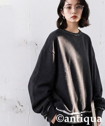 切りっぱなし 裏毛 スウェット