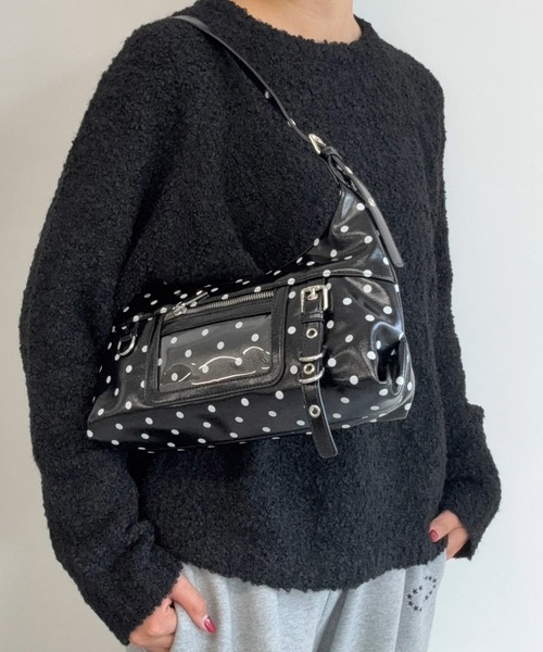 AUREN(オーレン)の「【ユニセックス】パネルポケットワンショルダー 軽量/通勤・通学(ショルダーバッグ・メンズ・ブラック/ブラック系その他/レッド系その他/レッド/ホワイト系その他/ホワイト・FREE)」の14枚目の写真