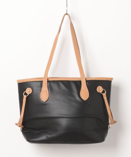 florist（フローリスト）の「レザータッチバイカラートートバッグ/ビジネスバッグ/オフィスバッグ（ビジネスバッグ・レディース・モカ/ホワイト/ブラック・FREE）」の8枚目の写真