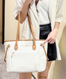 florist | レザータッチバイカラートートバッグ/ビジネスバッグ/オフィスバッグ(ビジネスバッグ)